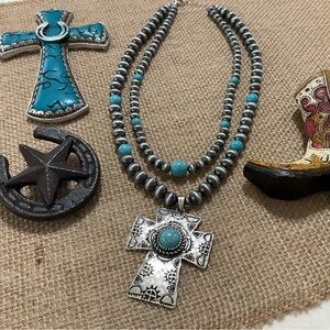 NECKLACE SILVER WESTERN